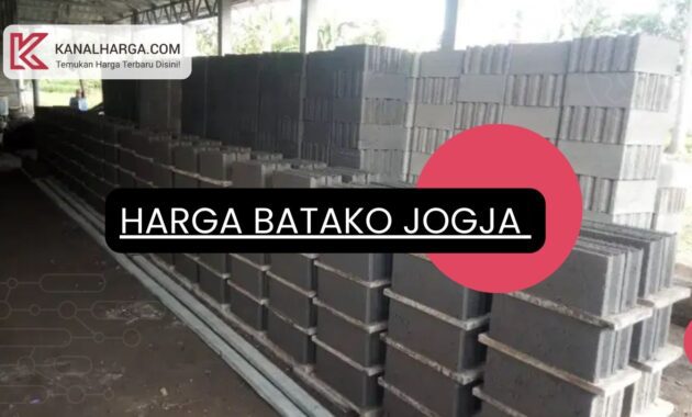Harga Batako Jogja