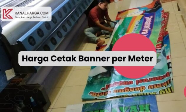 Harga Cetak Banner per Meter Terbaru