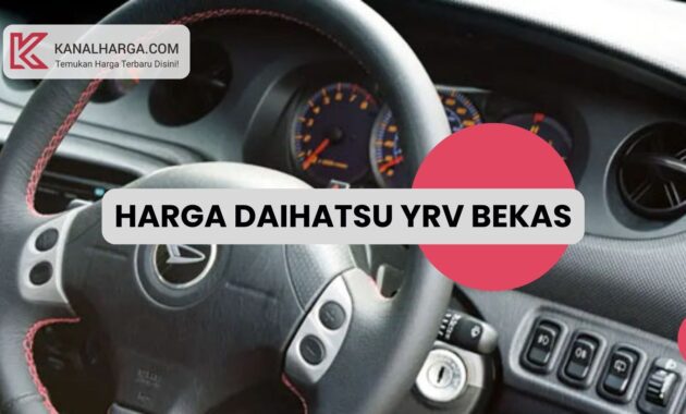 Harga Daihatsu YRV Bekas Harga Daihatsu YRV Bekas (2001, 2002, 2003)