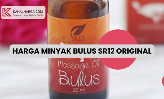 Harga Minyak Bulus SR12 Original Harga Minyak Bulus SR12 Original