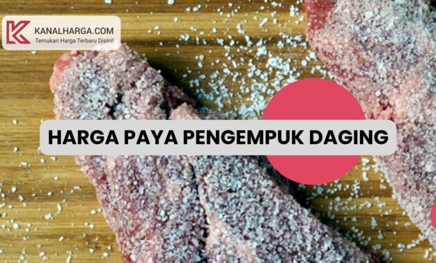 Harga Paya Pengempuk Daging Harga Paya Pengempuk Daging