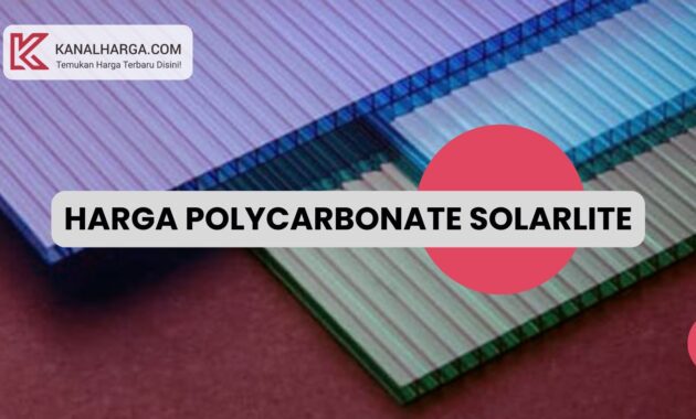 Harga Polycarbonate Solarlite Harga Polycarbonate Solarlite (Berbagai Warna)