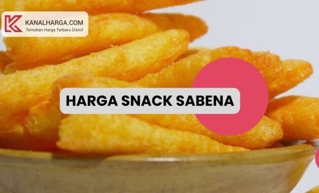 Harga Snack Sabena Harga Snack Sabena (Semua Varian Rasa)