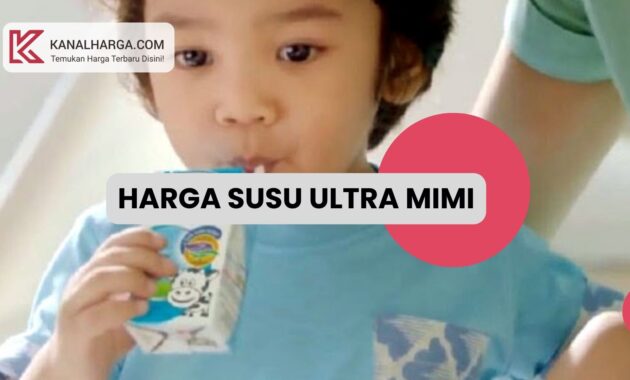 Harga Susu Ultra Mimi Update Harga Susu Ultra Mimi 125 ml di Indomaret dan Alfamart